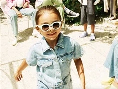 IZIPIZI aqua green kids #c solbrille UV400